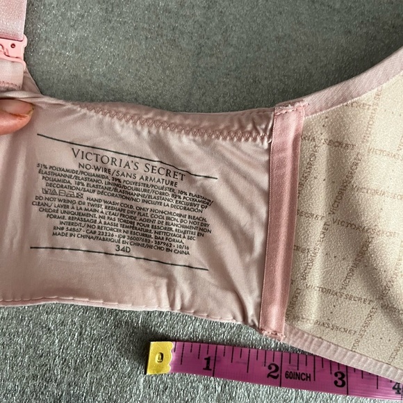 [34D]Victoria Secret Blush Pink Seamless Wireless Bra - Picture 5 of 5